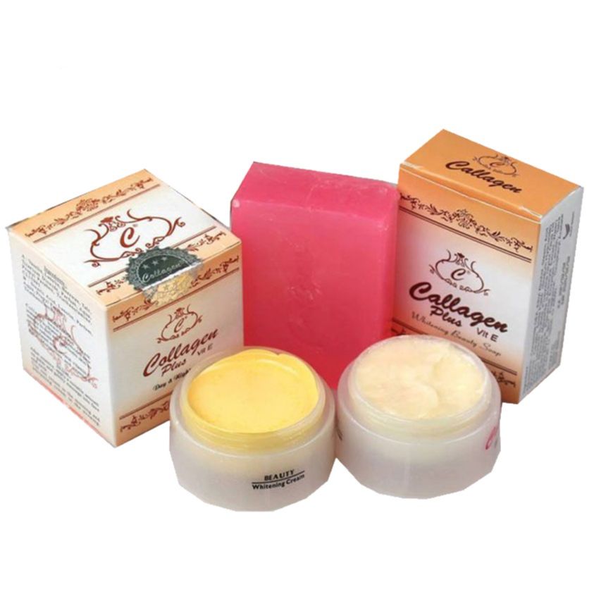Bộ kem collagen Plus Vit E 701 chính hãng mờ nám thâm sạm tàn nhang dưỡng trắng da