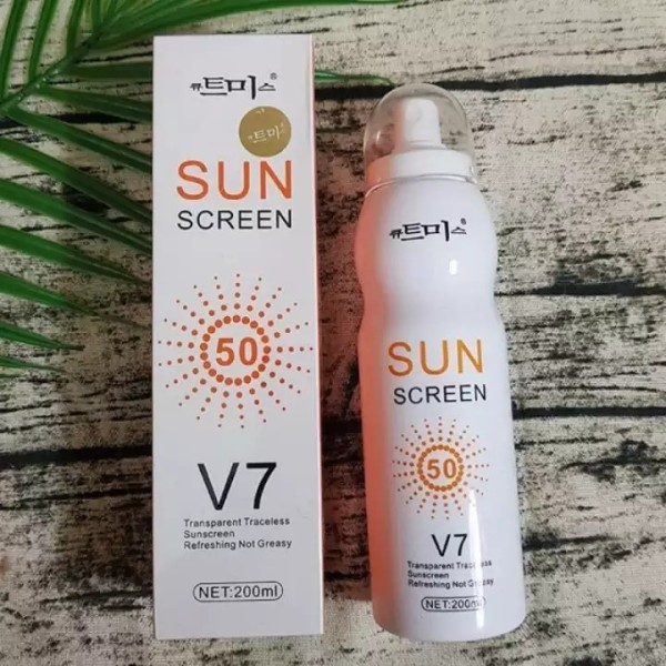 Xịt chống nắng Sun Screen V7 SPF50 giá rẻ