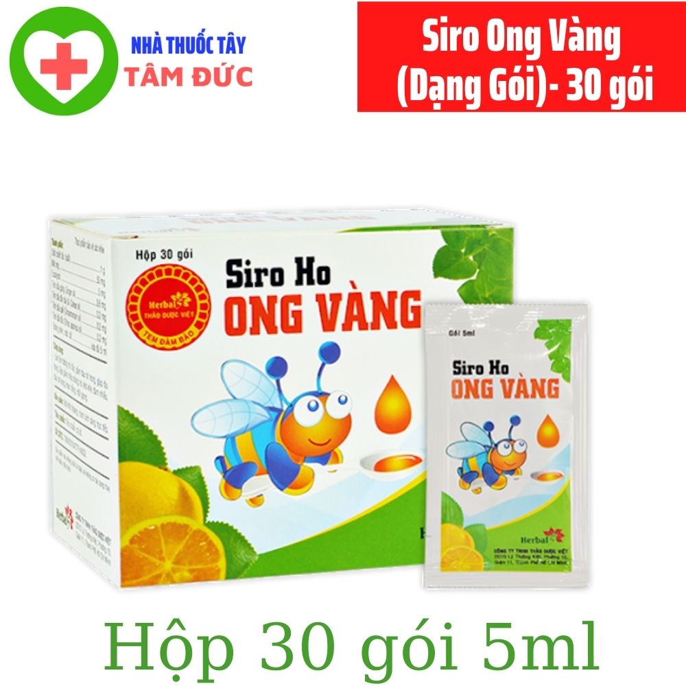 Siro Ong Vàng (Dạng Gói)- 30 gói