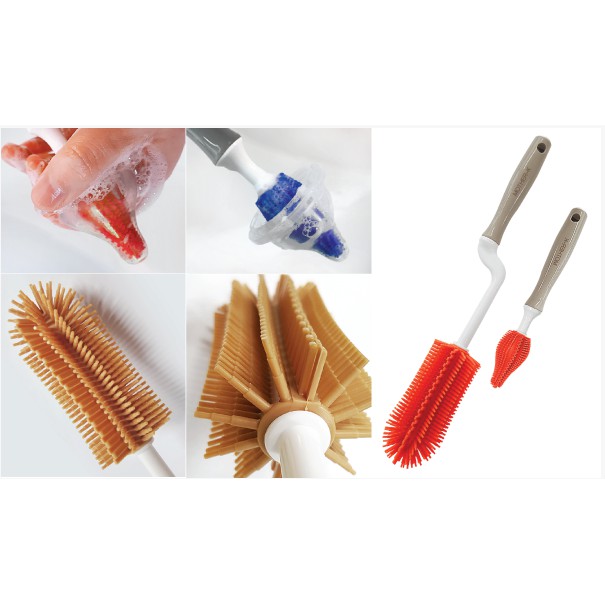BỘ CHỔI CỌ SILICONE MOTHER-K HÀN QUỐC