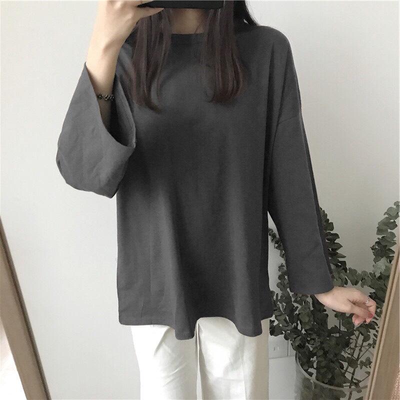 ÁO THUN NỮ FORM RỘNG TAY DÀI