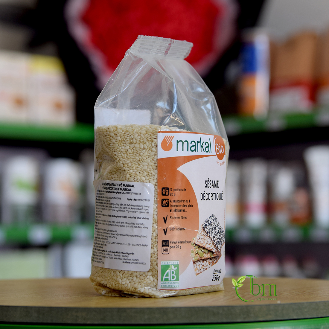 Hạt mè vàng - đen hữu cơ Markal/Sotto - 250g