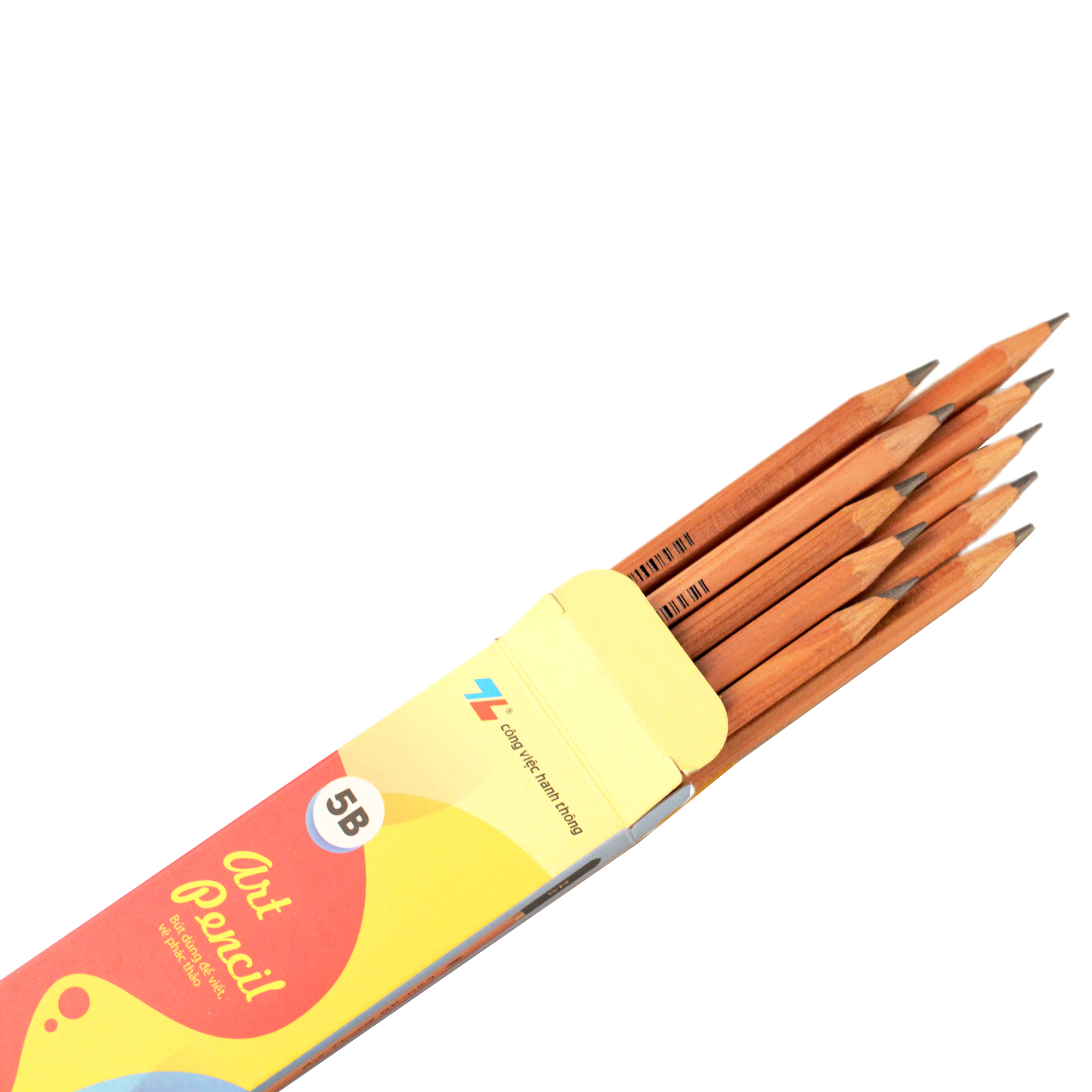 Combo 5 Bút chì mỹ thuật Thiên Long 5B GP-024