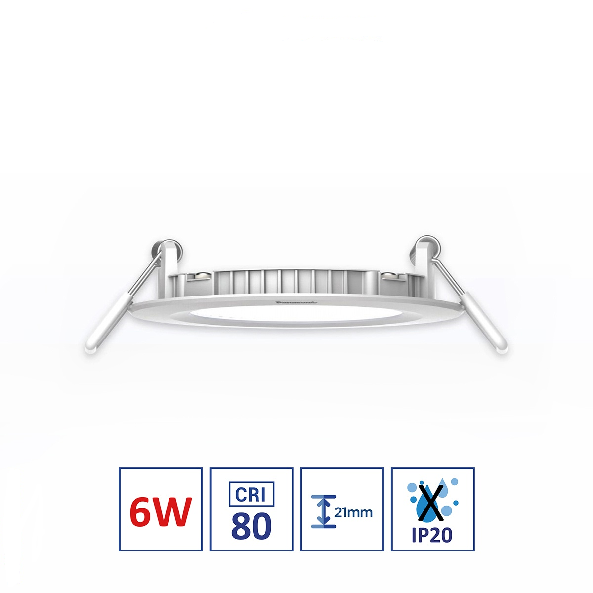 Đèn led âm trần panasonic 6w 9w 12w 15w 18w ez-m siêu mỏng