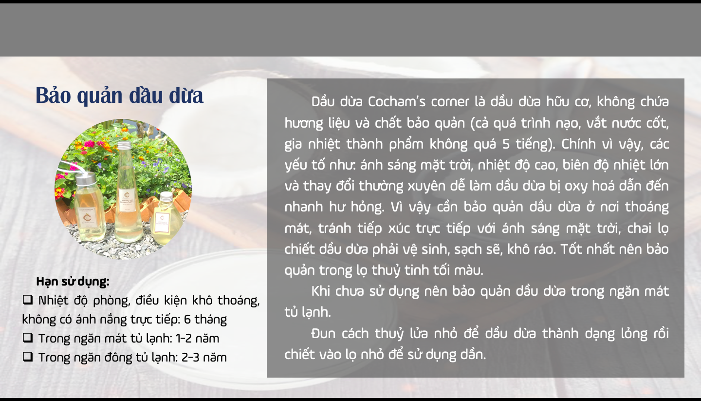 Dầu dừa dưỡng môi nguyên chất 100%