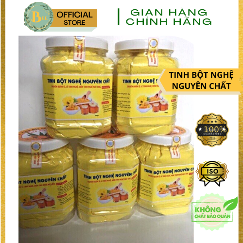 Tinh Bột Nghệ Nguyên Chất 100% Hũ 500gr