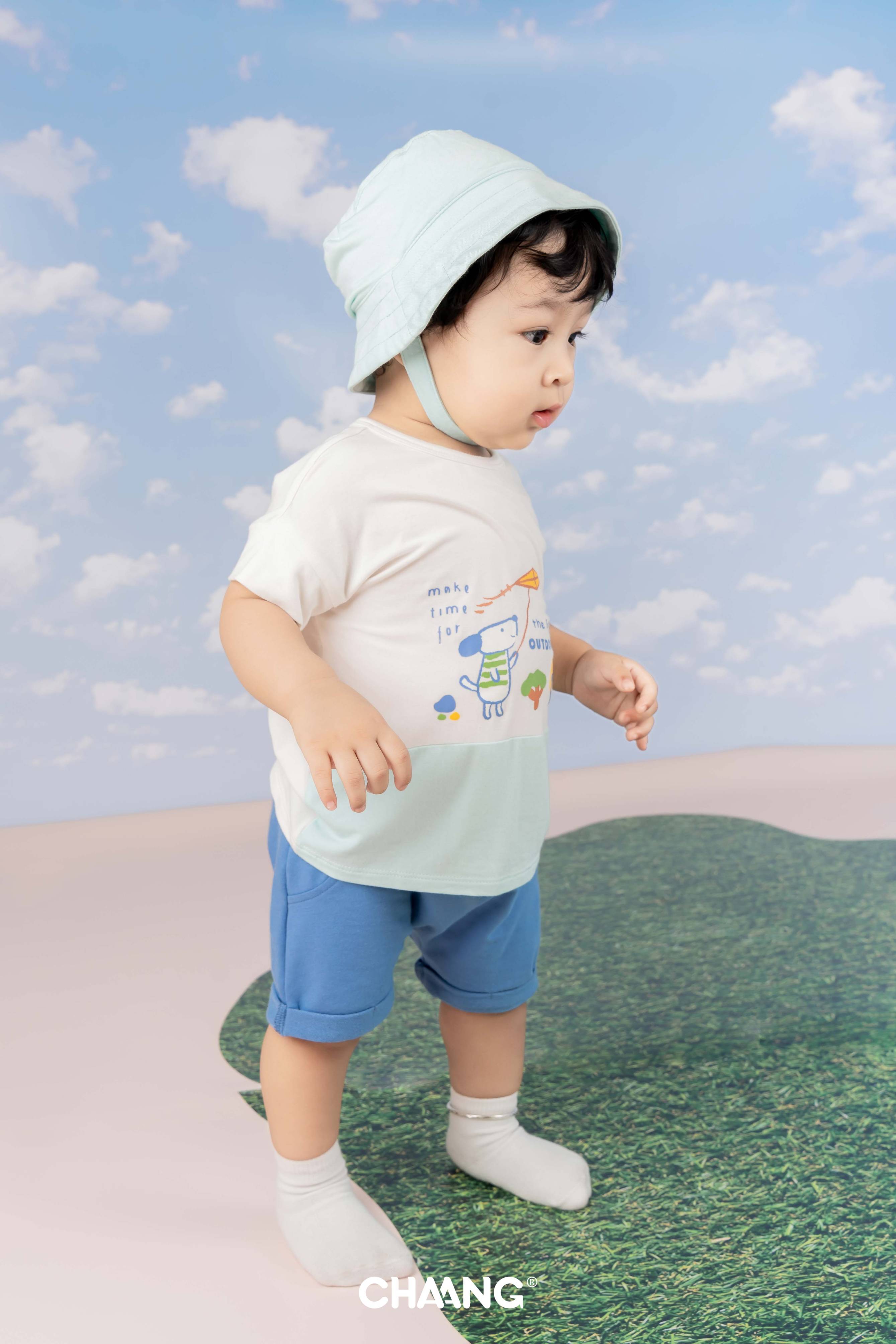 [CHAANG] Áo cộc tay bé trai Spring