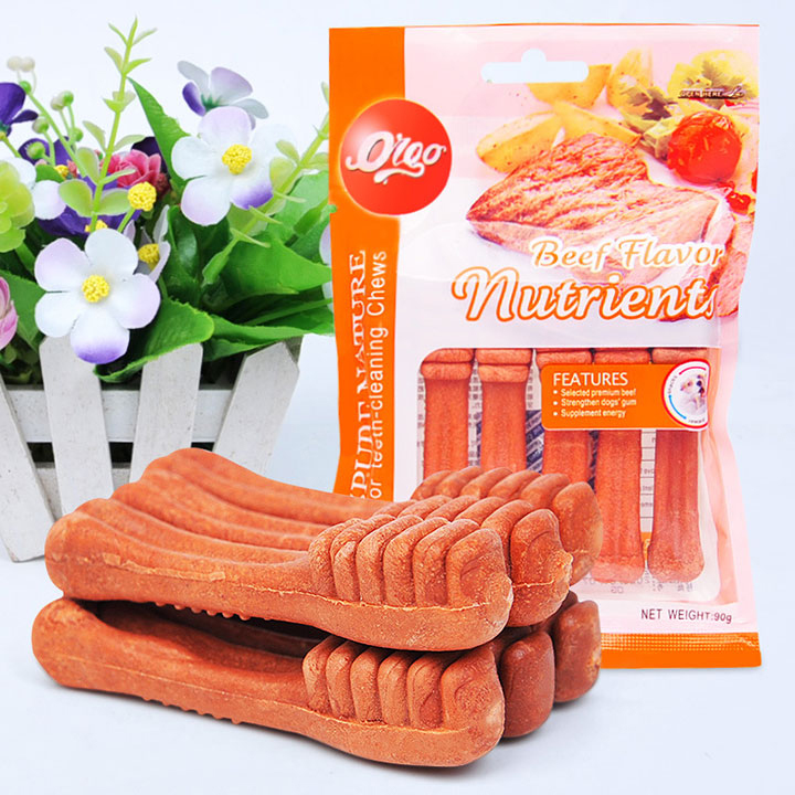 Xương gặm sạch răng cho chó Orgo gói 90g