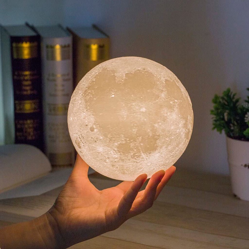 Đèn ngủ mặt trăng - đèn ngủ để bàn 3d_