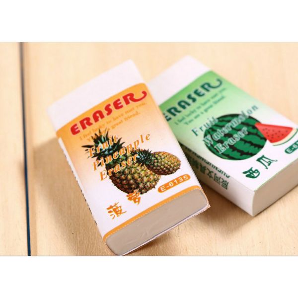 Combo 2 tẩy bút chì hoa quả