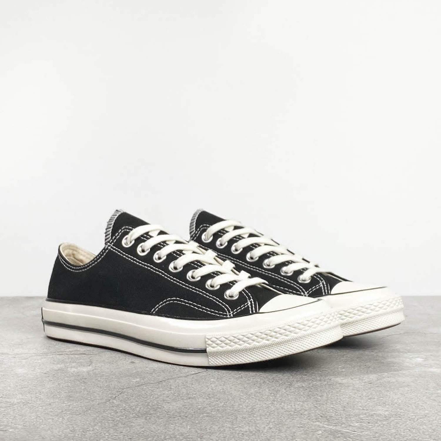 Giày sneaker Converse 1970s nam nữ cổ thấp màu đen (full box + túi converse + tất)