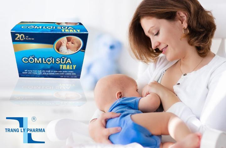 [HCM]Cốm lợi sữa traly-an toàn hiệu quả