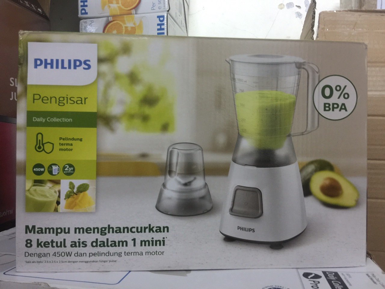 Máy xay sinh tố Philips HR2056 (Trắng) - BH 24 tháng