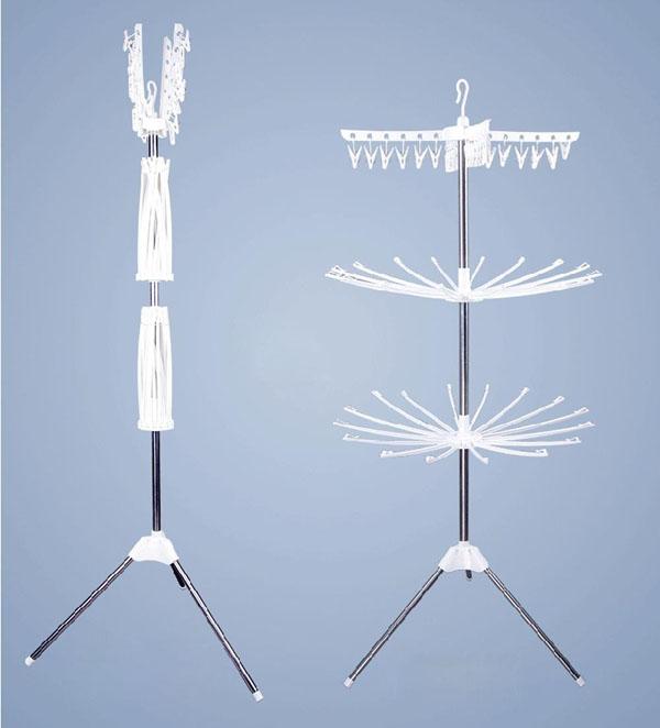 Giá treo quần áo 3 tầng cao cấp, cây sào phơi đồ gấp gọn tiện lợi, Gia treo quan ao 3 tang cao cap, cay sao phoi do gap gon tien loi