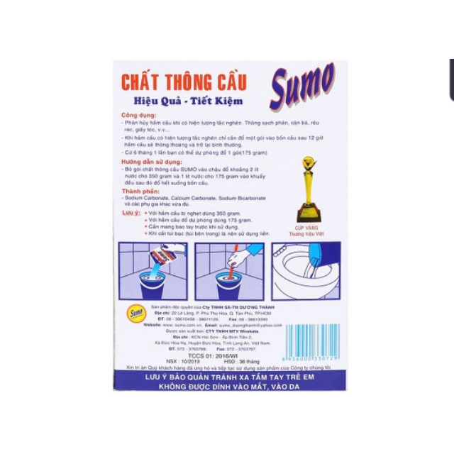 Bột Thông Cầu Cống Sumo Hộp 175G