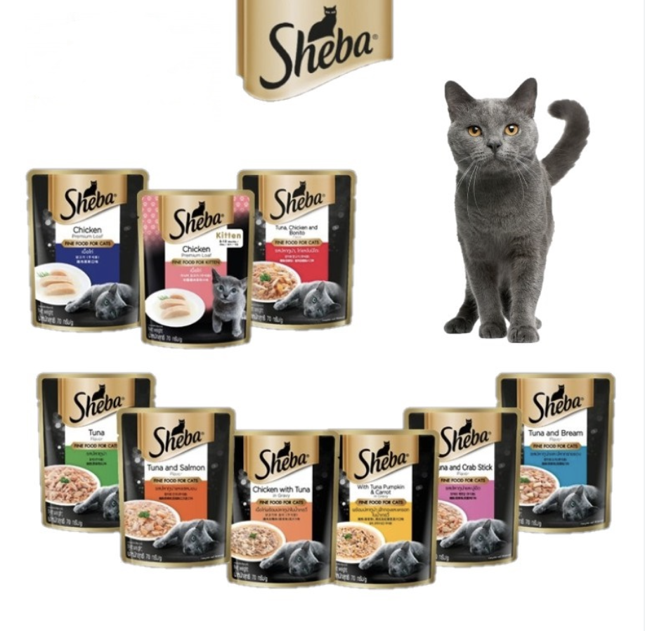 Pate Sheba cho mèo gói 70g