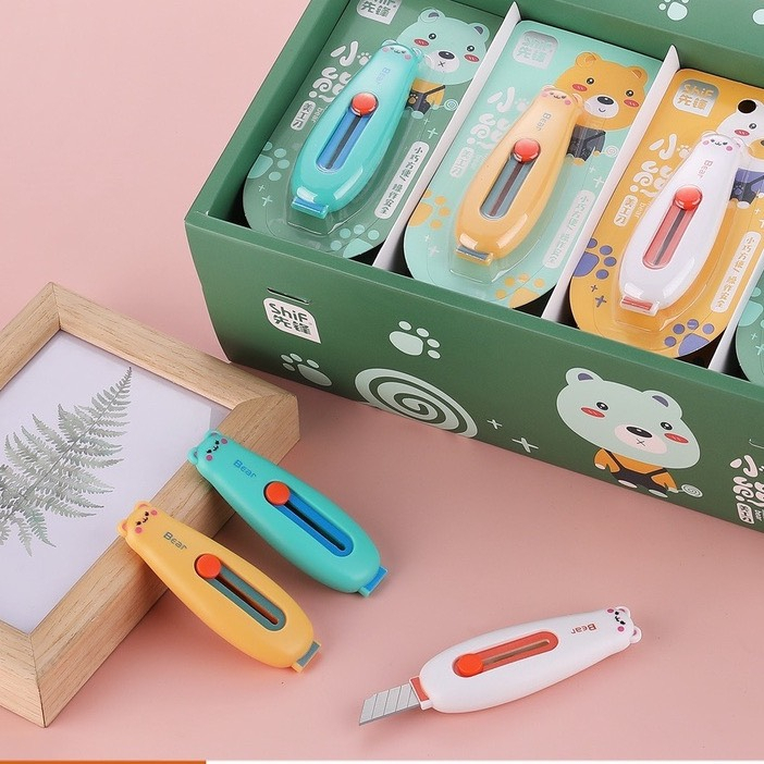 Dao rọc Giấy mini hình Gấu ShiF-8145