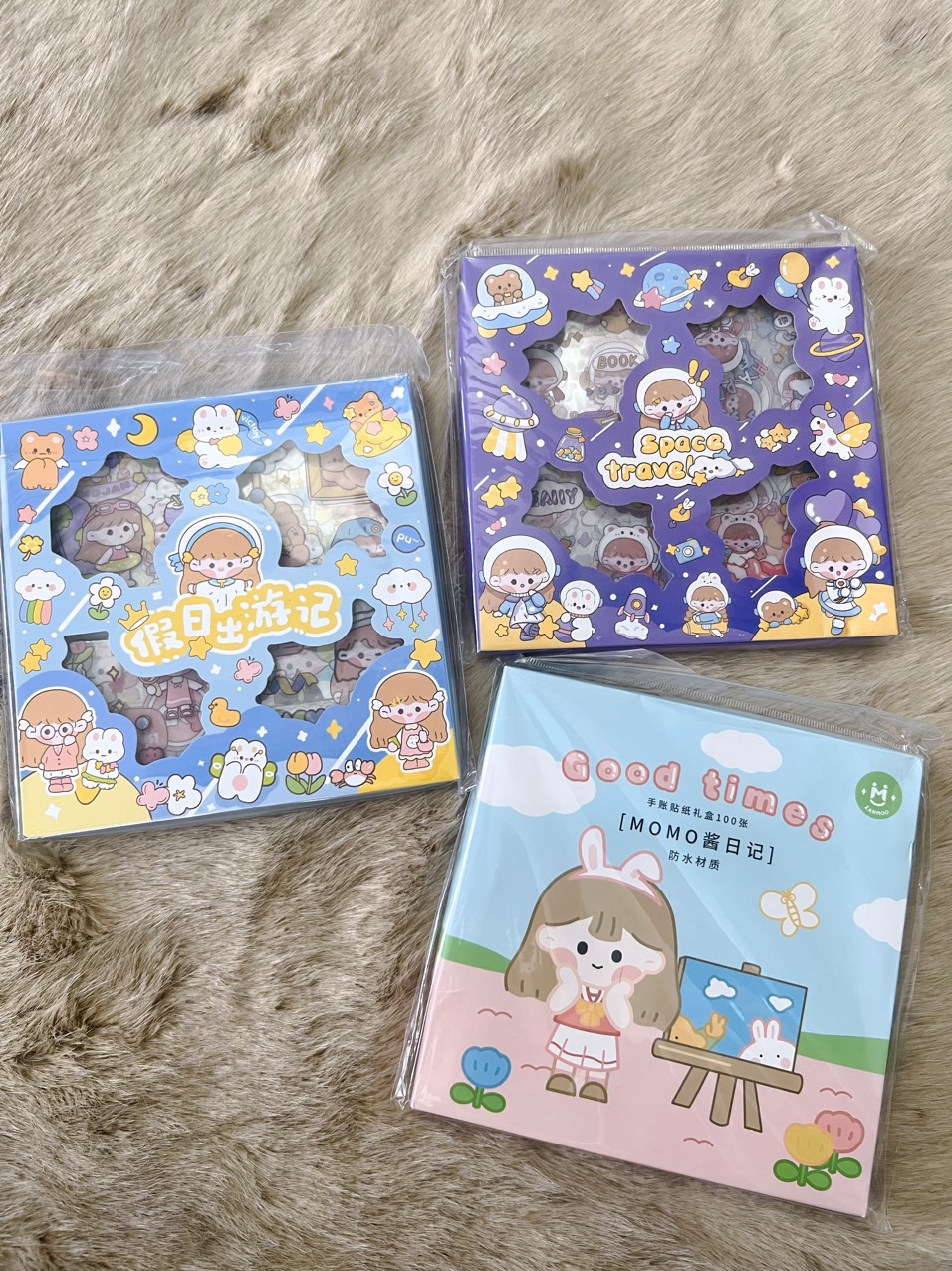 bộ sticker 100 tấm siêu cute