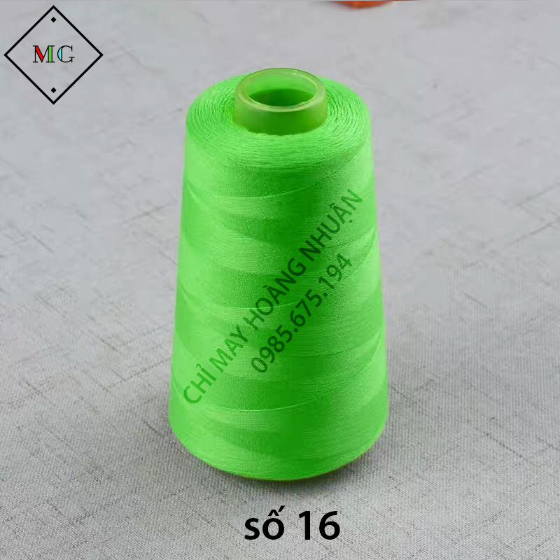Chỉ may đồ công nghiệp cuộn dài 5000 mét được chọn màu