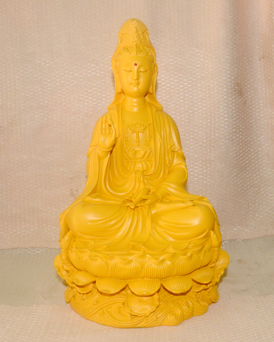 Tượng ngài Quan Thế Âm Bồ Tát ngồi cao 30cm-nhiều mẫu