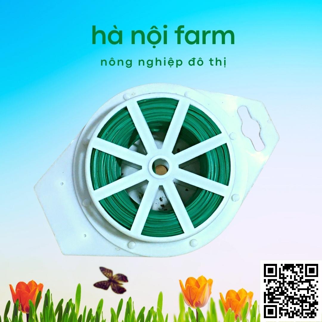 Cuộn dây cột lan bọc nhựa (kèm đầu cắt) TWIST TIE – Cuộn 50m