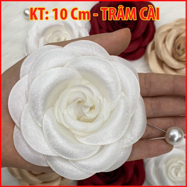 XUKA - PHỤ KIỆN THỜI TRANG NỮ - Hoa Cài Áo Vest Váy Đầm Đẹp Kiểu Trâm Cài Hạt Mẹc Sang Trọng, Hoa Trà - Hoa Hồng Cài Áo Váy Nhiều Mẫu Đẹp CH001 CH002