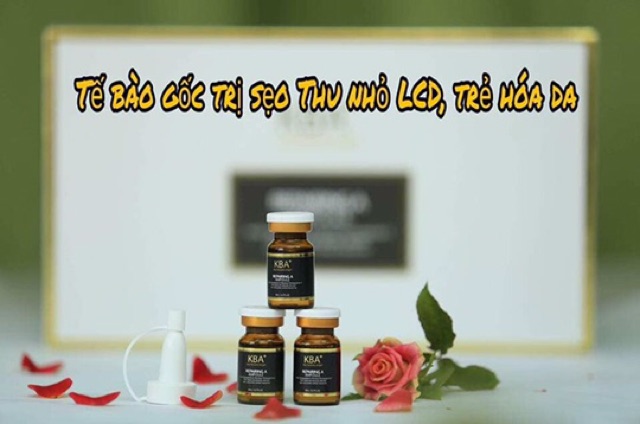 Tế bào gốc giảm sẹo, se lỗ chân lông KBA+