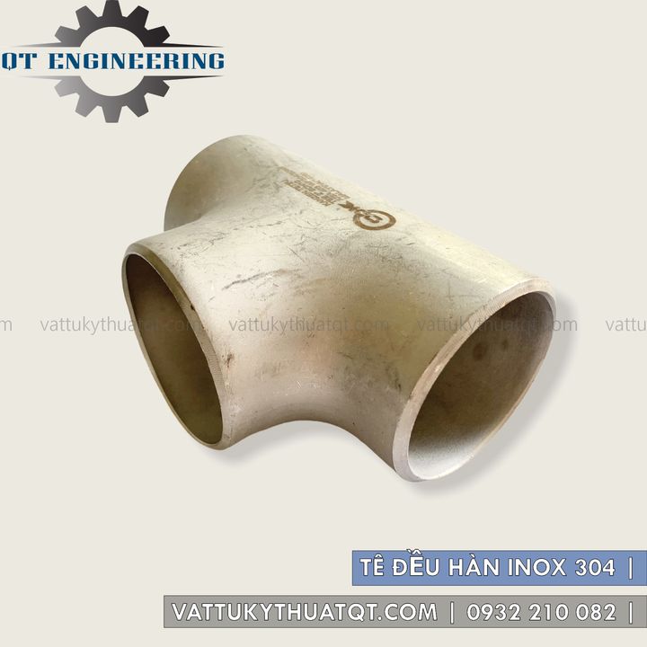 Tê Đều Hàn Inox 304 - SCH10 | VATTUKYTHUATQT.COM