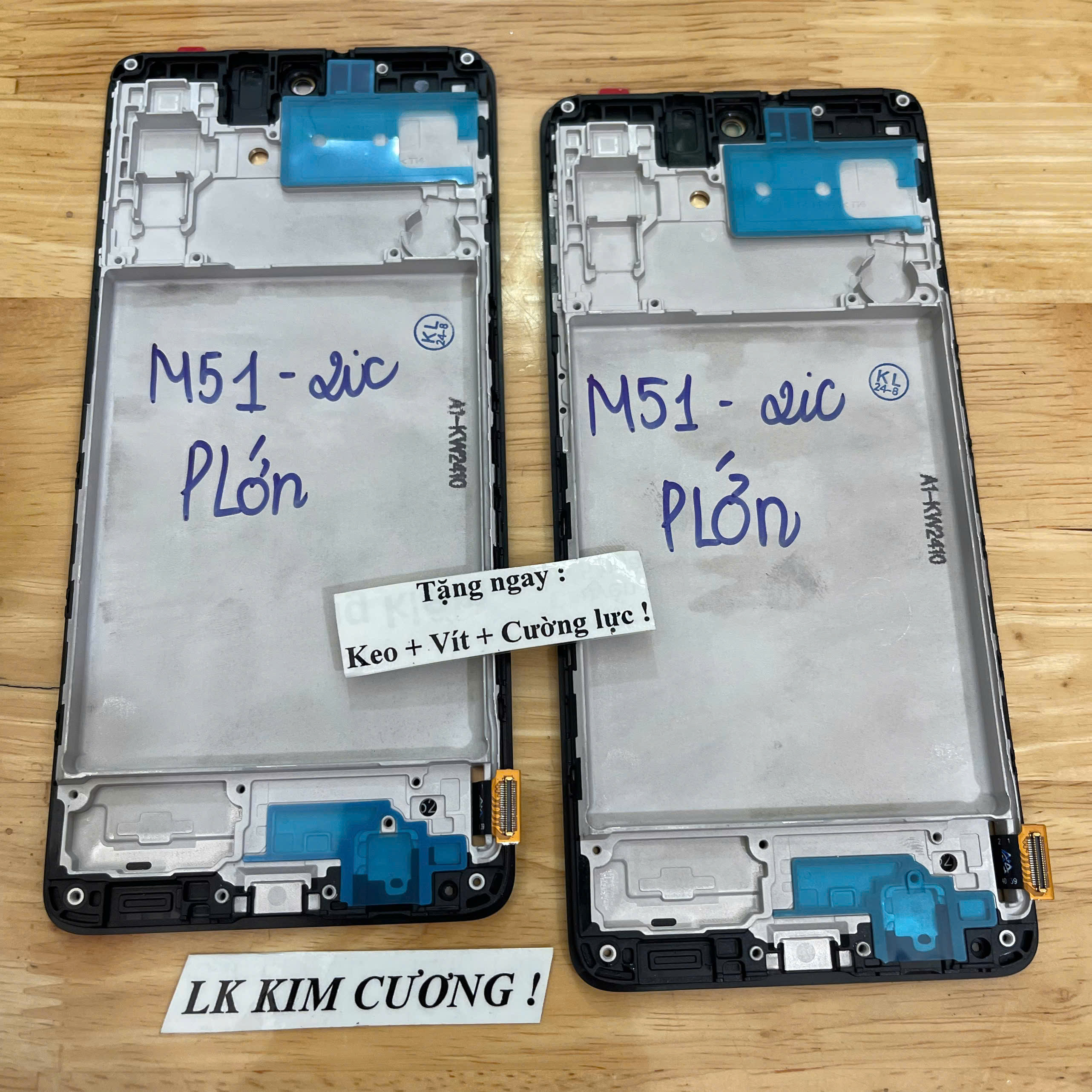 Màn hình samsung M51 - liền khung -  PHÔI LỚN - OLED (2IC)