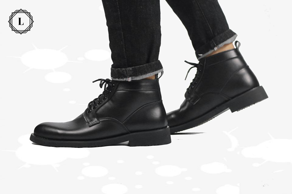 Giày Đốc cổ lửng da bò công sở Đốc.588 lửng Lucas Shoes