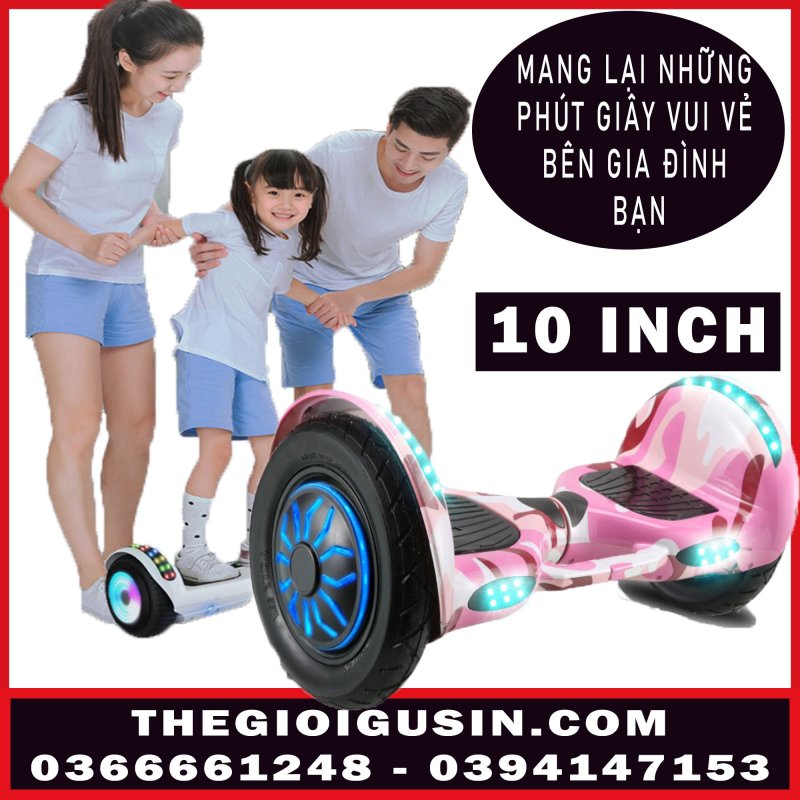 xe thăng bằng 10inch Màu mới cực đẹp / test video / Niềm vui của gia đình là tiêu chí hàng đầu của GuSin <3