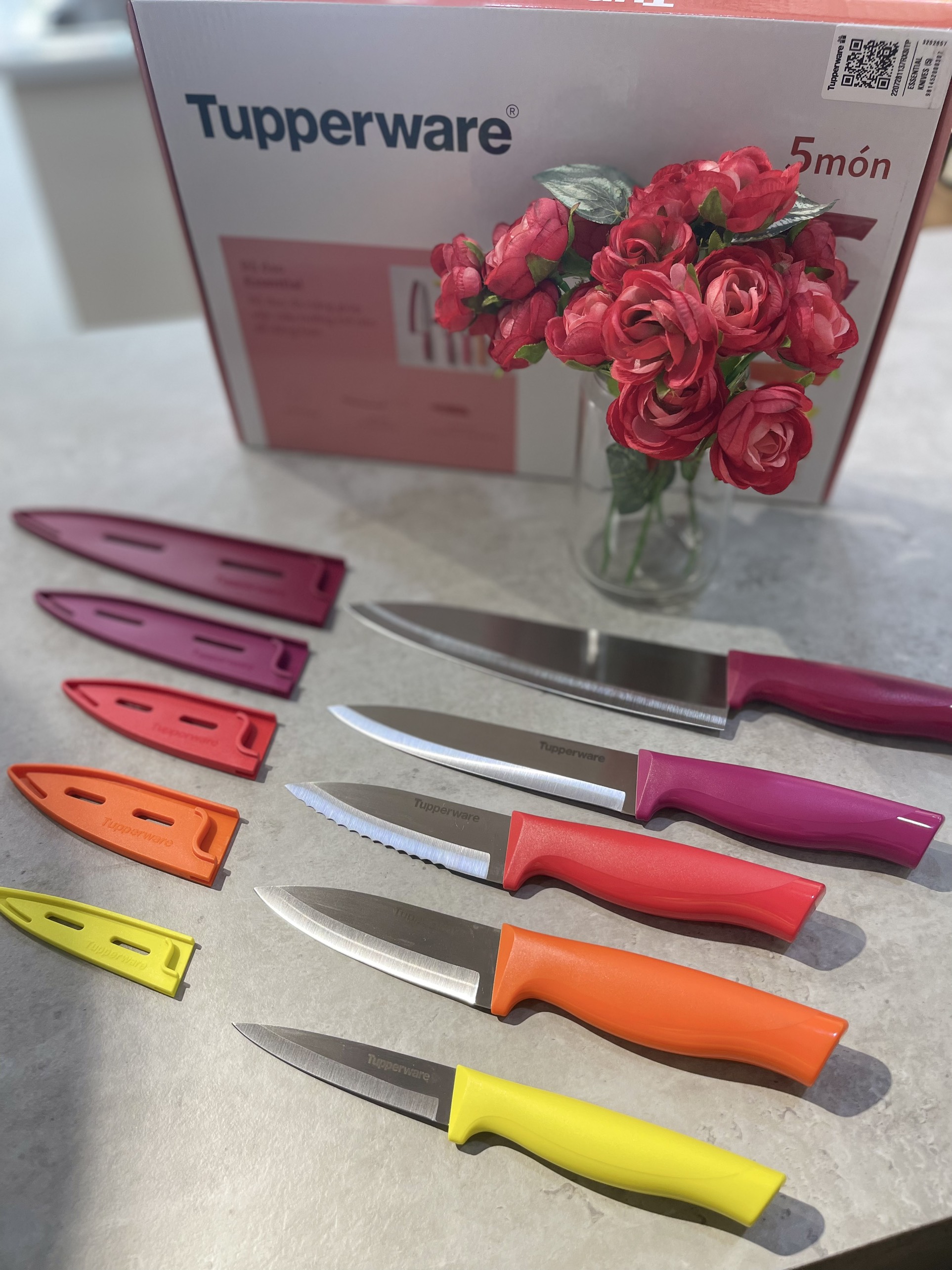 Bộ Dao Essential Set 5 cây - Tupperware