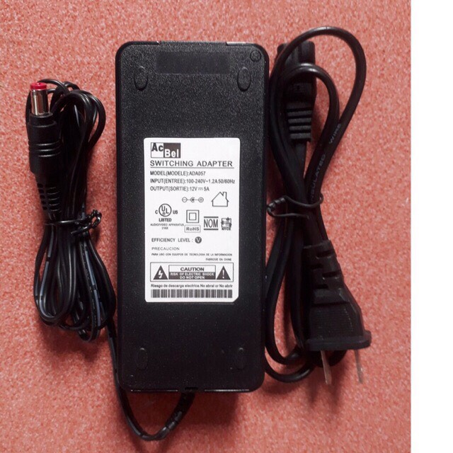 Adpter nguồn Acbel 12v 5A chính hãng cho camera