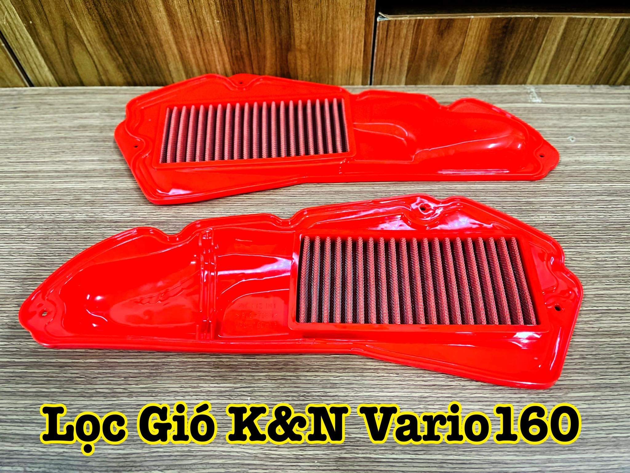 Lọc gió độ k&n dành cho vario 160 gắn như zin