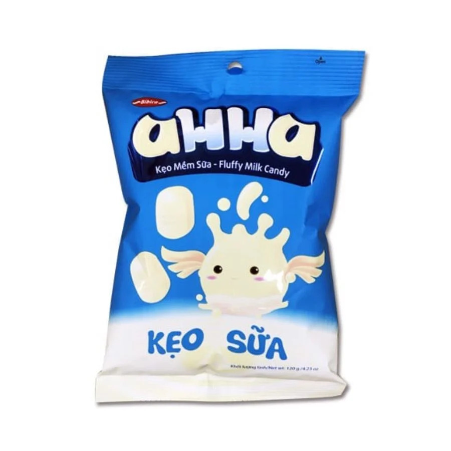 Combo 3 Kẹo Mềm Sữa Ahha Bibica 120g