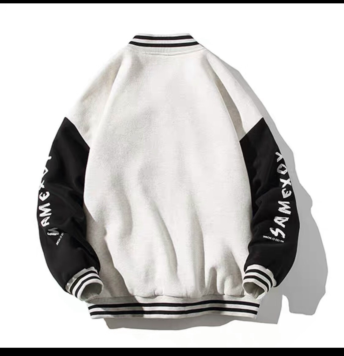 Áo Khoác  Bomber Kiêu Cúc Bấm Thêu Hình Icon Mặt Cười T99090