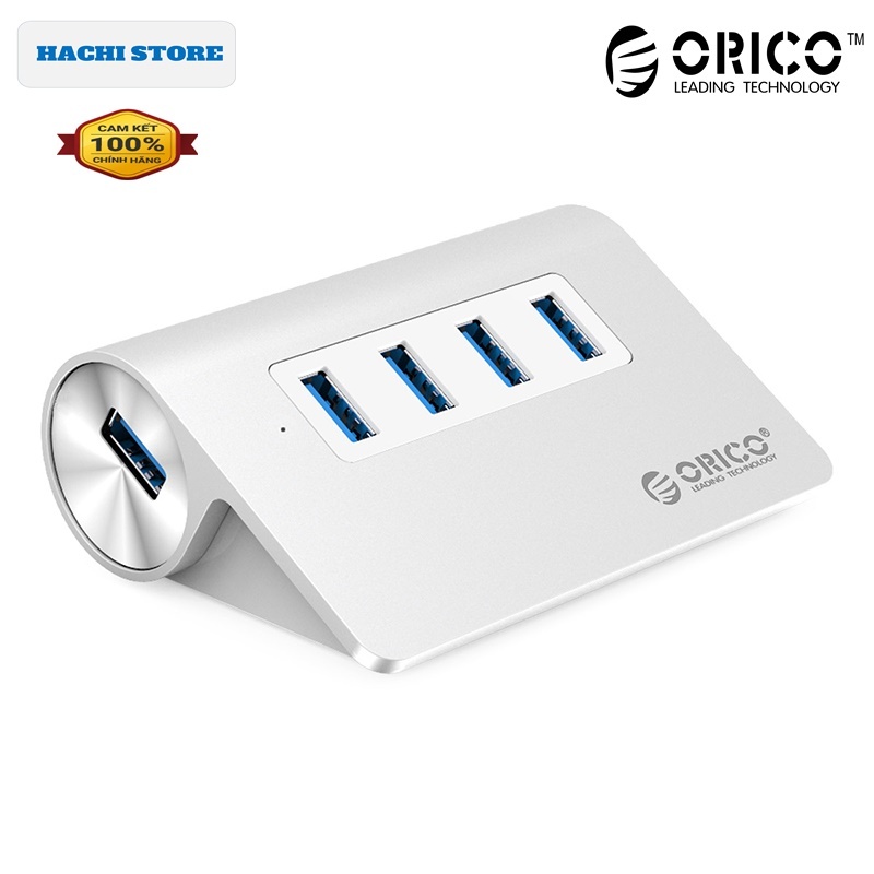[HCM]Bộ chia 4 cổng USB 3.0 chất liệu nhôm Orico M3H4-V1 - Hàng Chính Hãng