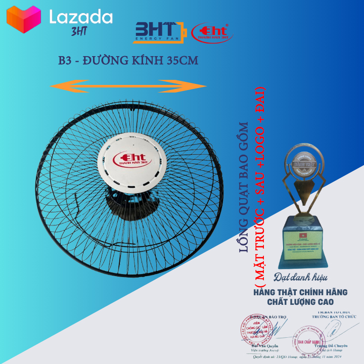 10 Bộ lồng quạt 30cm và 40cm.