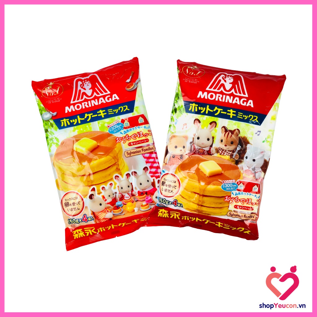 Bột làm bánh Hotcake Morinaga Nhật Bản HSD 4 2024