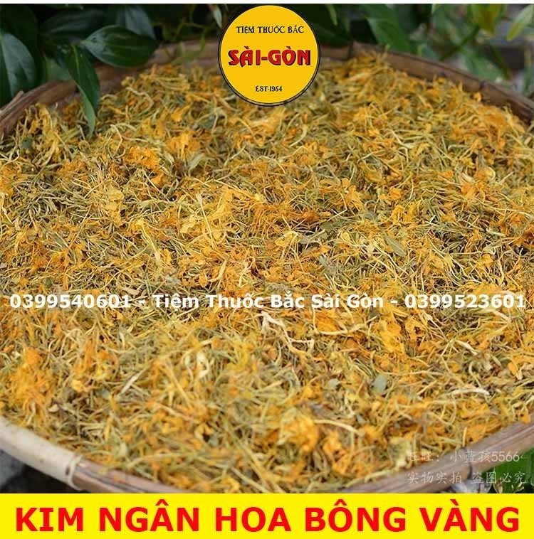 Kim Ngân Hoa Vàng VN 100g (Khô, thơm, ngon, hàng mới)