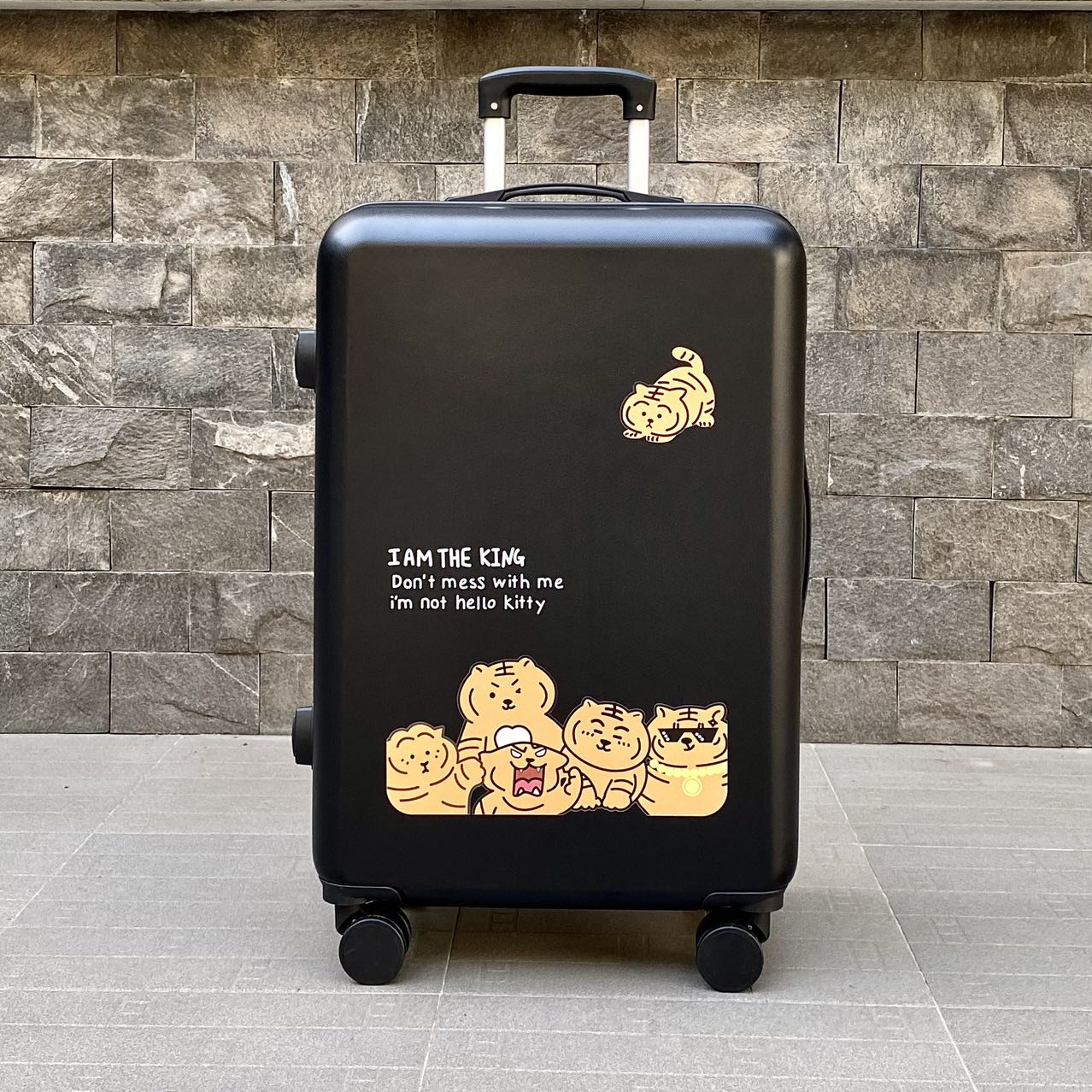 Hình thật_vali du lịch vali kéo in hình hổ con dễ thương thời trang uniex hàng sẵn kho đủ màu đủ size 20/22/24/26 inch