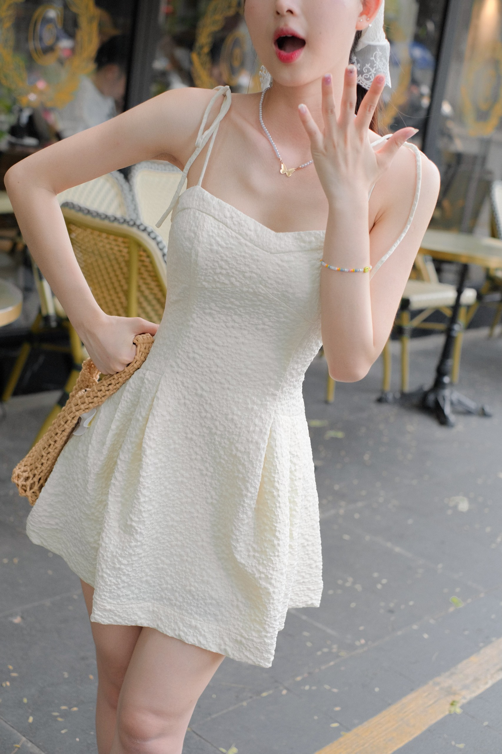 Đầm LUCY - Đầm 2 dây nhún ngực