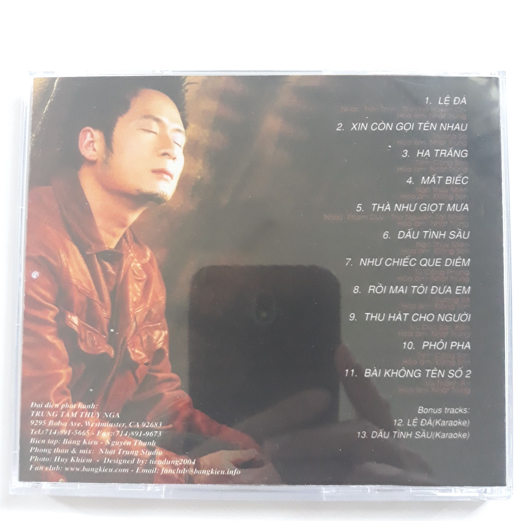 Bộ 3 đĩa cd Bằng Kiều Mitsubishi phono