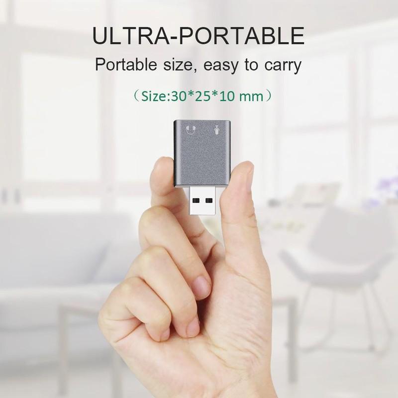 Mic and Speaker Splitter from USB Port