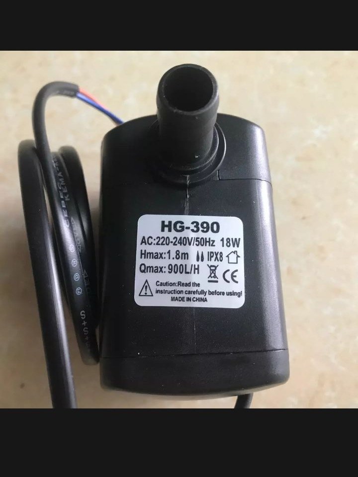 Bơm chìm 18 w cho quạt hơi nước, bể cá