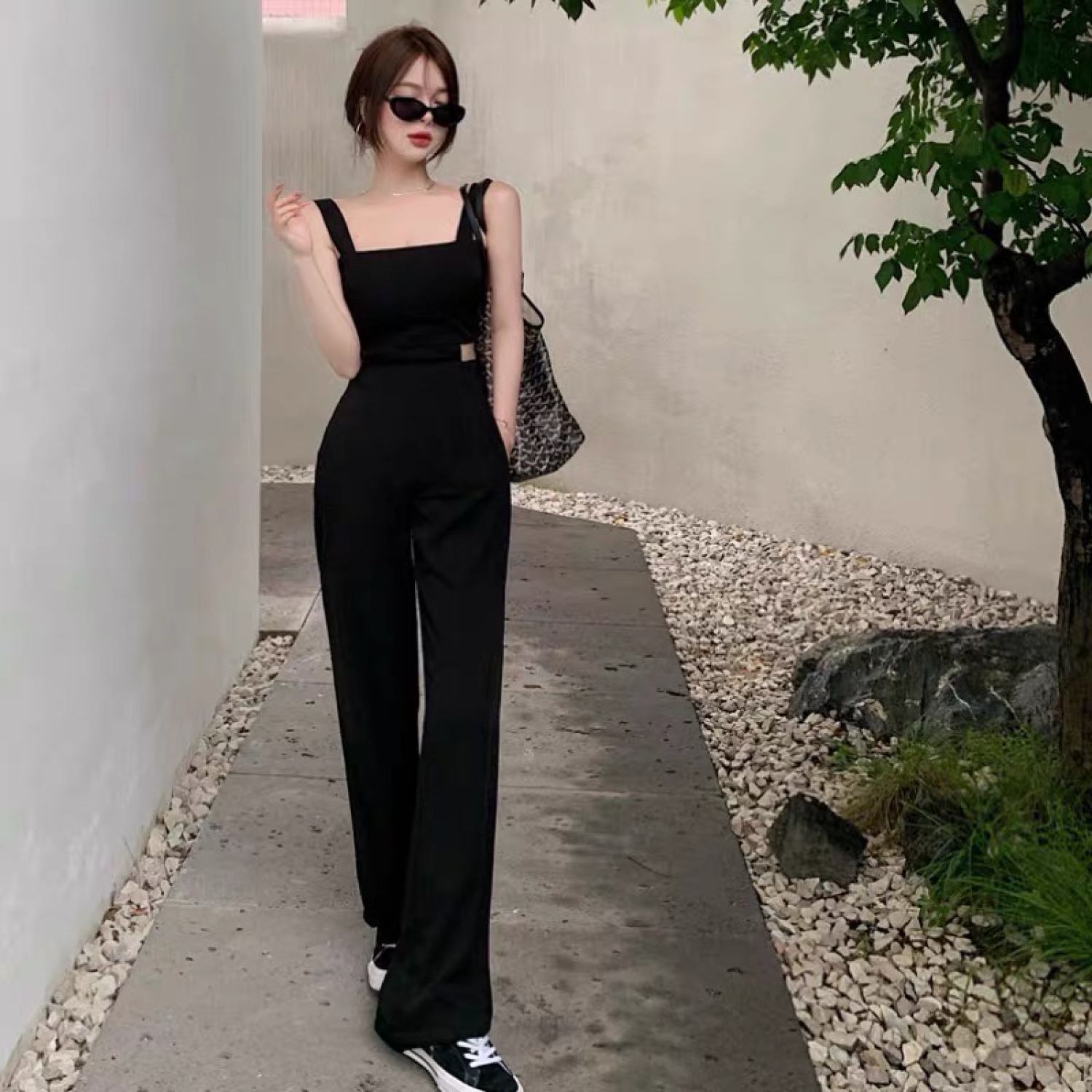 B36 Jumpsuit Đồ Bay Dáng Dài Có Mút Đệm Ngực