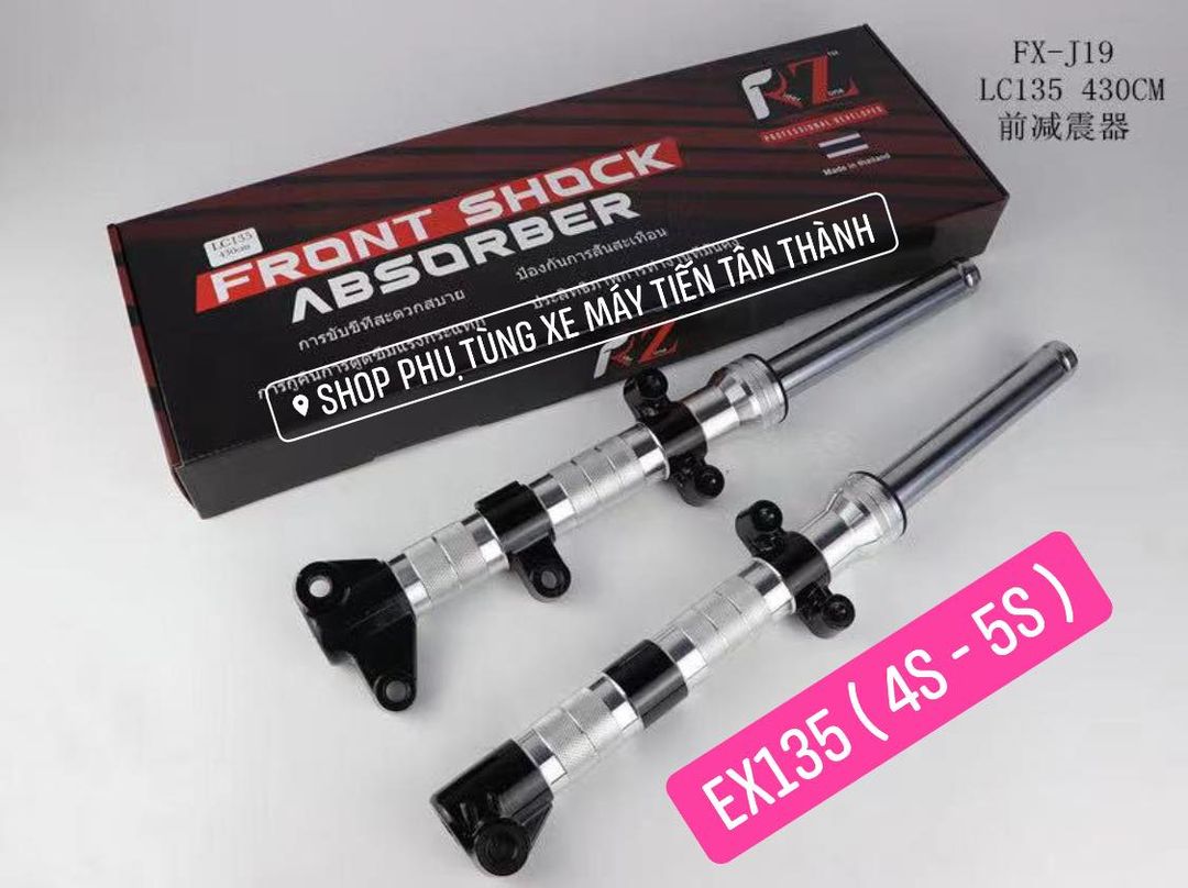 PHUỘC TRƯỚC GIẢM XÓC PHAY THÁI CNC RZ  XE WINNER / EXCITER / SIRIUS / WAVE / FULED/RAIDER SATRIA