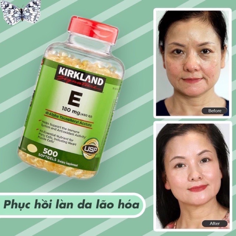 VIÊN UỐNG VITAMIN E KIRKLAND 500 VIÊN