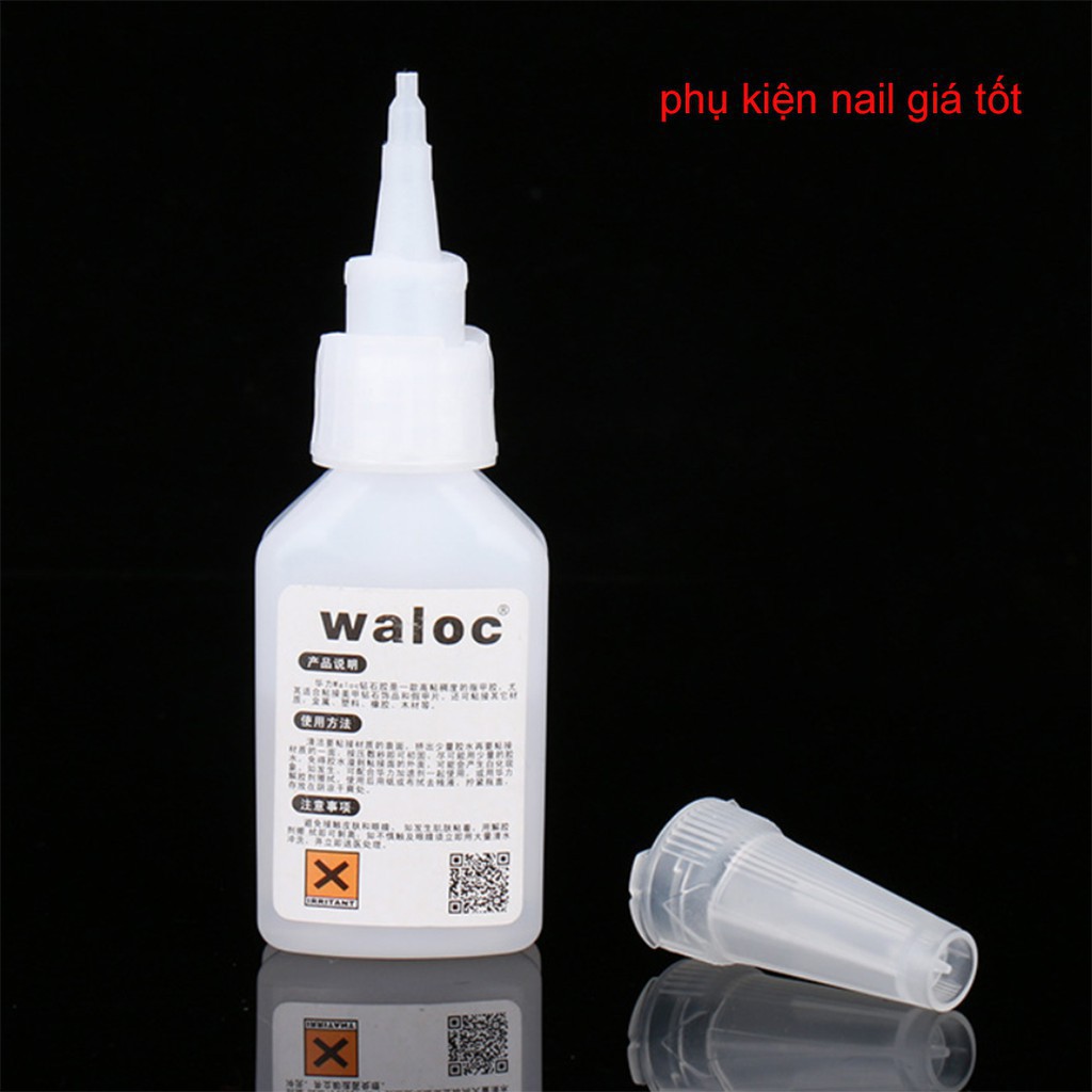 Keo bê tông, keo waloc gắn móng, đính đá siêu chắc (bộ gồm 2 chai)