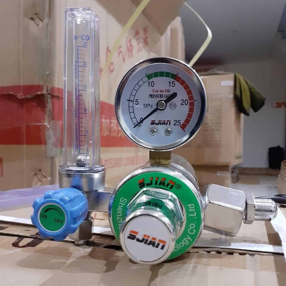 Đồng hồ CO2 Sjian dùng cho máy hàn mig